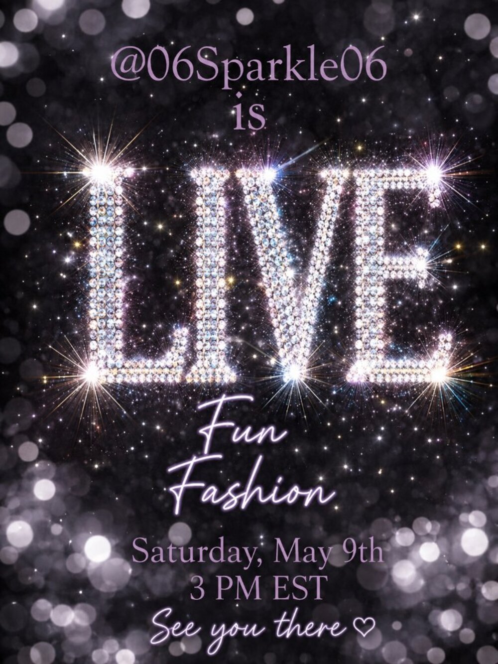 LIVE ❤️ Me to be notified when I'm live   *Saturday, May 9th 3PM EST ✨❤️